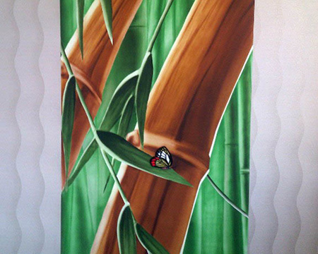 Панель С Бамбуком